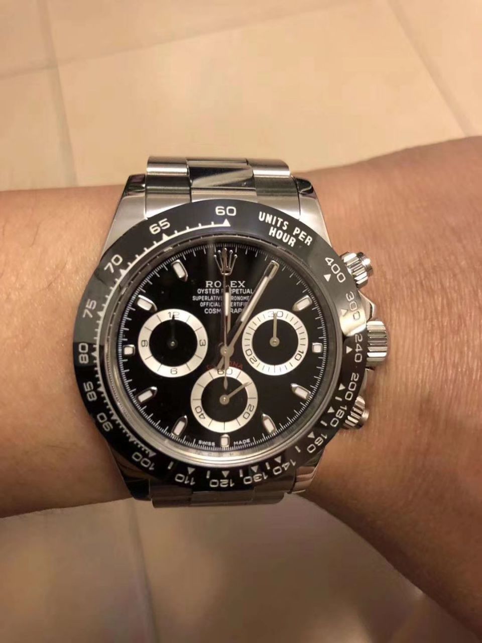   N厂劳力士宇宙计型迪通拿系列116506-78596冰蓝盘棕面计时外圈腕表 / R236