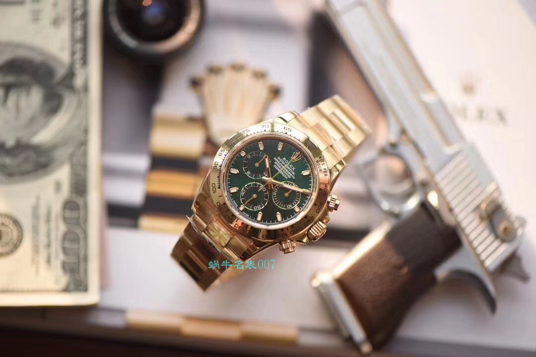   AR厂Rolex  劳力士宇宙计型迪通拿系列116508绿盘男士机械腕表 / R368