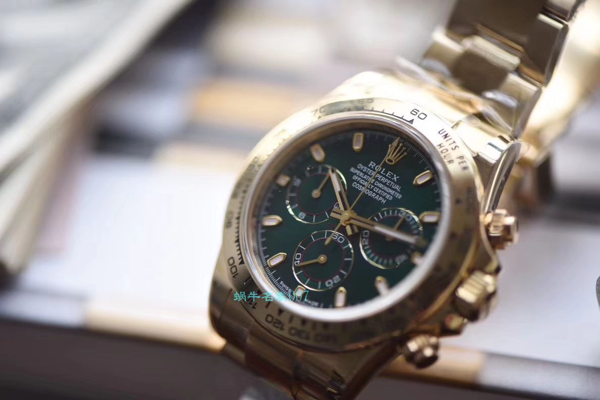   AR厂Rolex  劳力士宇宙计型迪通拿系列116508绿盘男士机械腕表 / R368