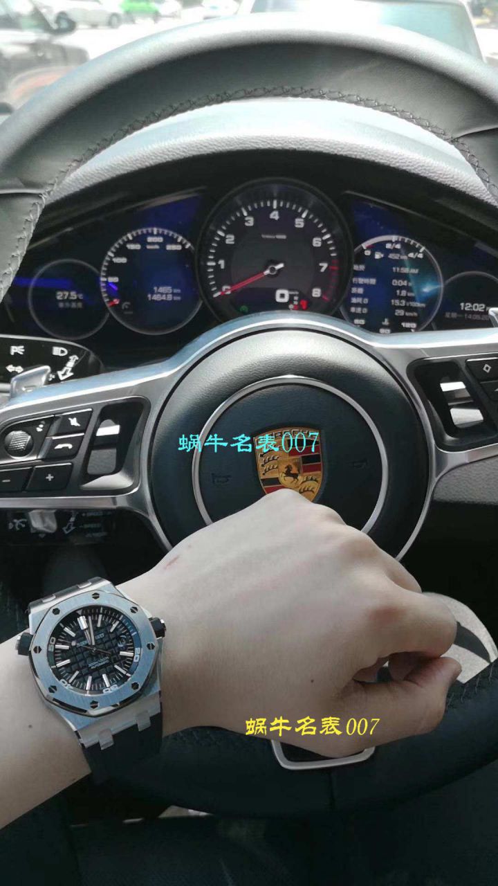   JF视频评测爱彼皇家橡树离岸型系列15703ST.OO.A002CA.01腕表，全新V9S超强版正式闪亮登场 / AP156