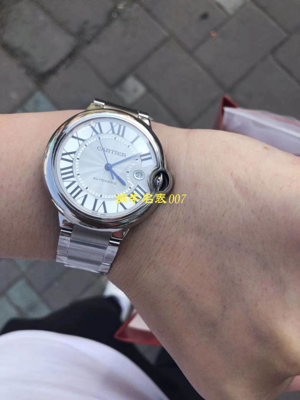   视频测评V6厂卡地亚大号蓝气球42毫米W6900651玫瑰金腕表 / K043