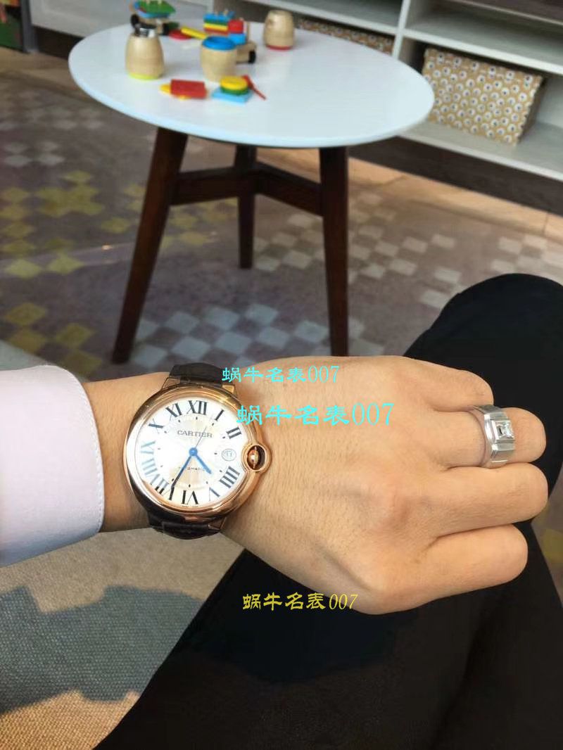   视频测评V6厂卡地亚蓝气球系列大号蓝气球42毫米W69012Z4男表 / K128