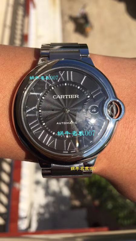   视频测评V6厂卡地亚蓝气球系列大号蓝气球42毫米W69012Z4男表 / K128