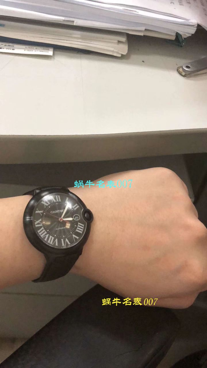  视频测评V6厂卡地亚蓝气球系列大号蓝气球42毫米W69012Z4男表 / K128