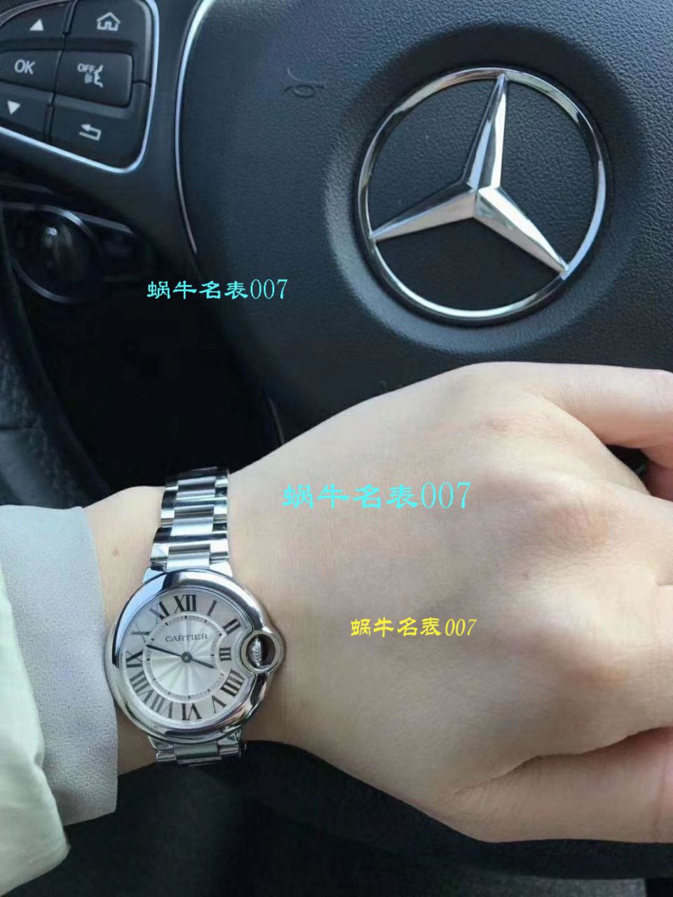   视频测评V6厂高卡地亚蓝气球系列W6920084女士33毫米石英腕表 / KAC080