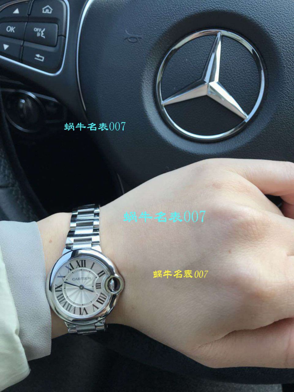   视频测评V6厂高卡地亚蓝气球系列W6920084女士33毫米石英腕表 / KAC080