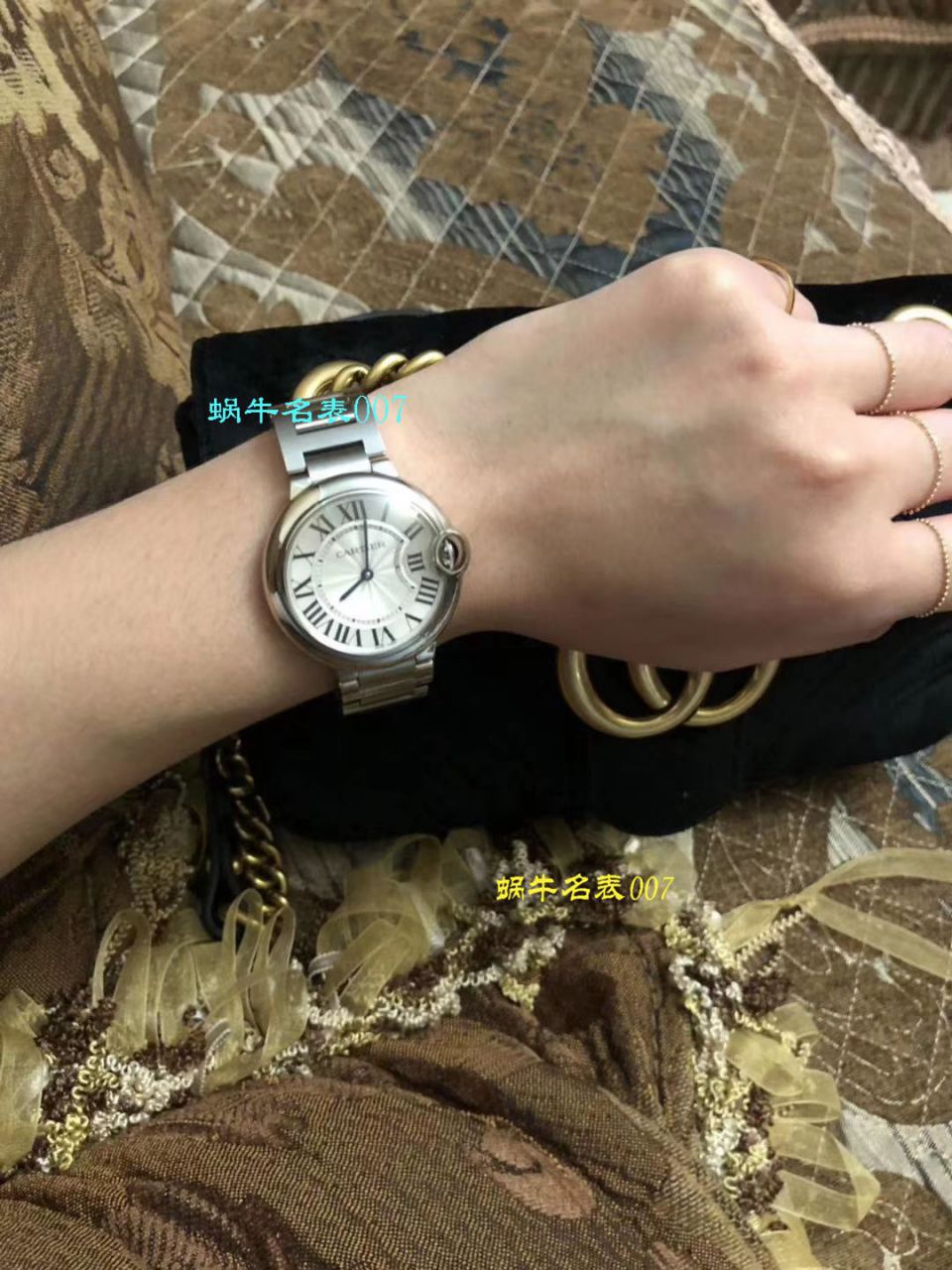   视频测评V6厂高卡地亚蓝气球系列W6920084女士33毫米石英腕表 / KAC080