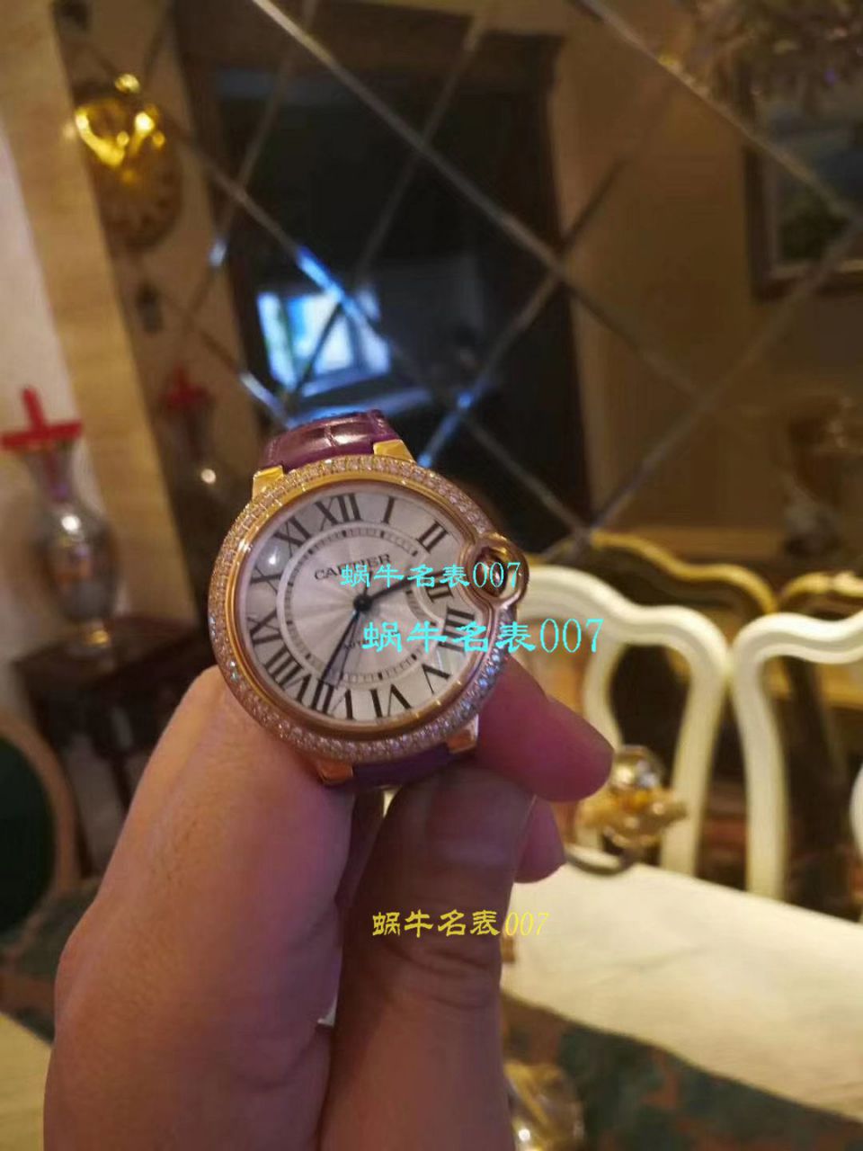   视频测评HBBV6  卡地亚蓝气球系列W6920100女士33毫米机械版本腕表 / K060