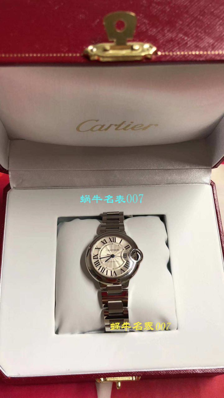   视频测评HBBV6  卡地亚蓝气球系列W6920100女士33毫米机械版本腕表 / K060