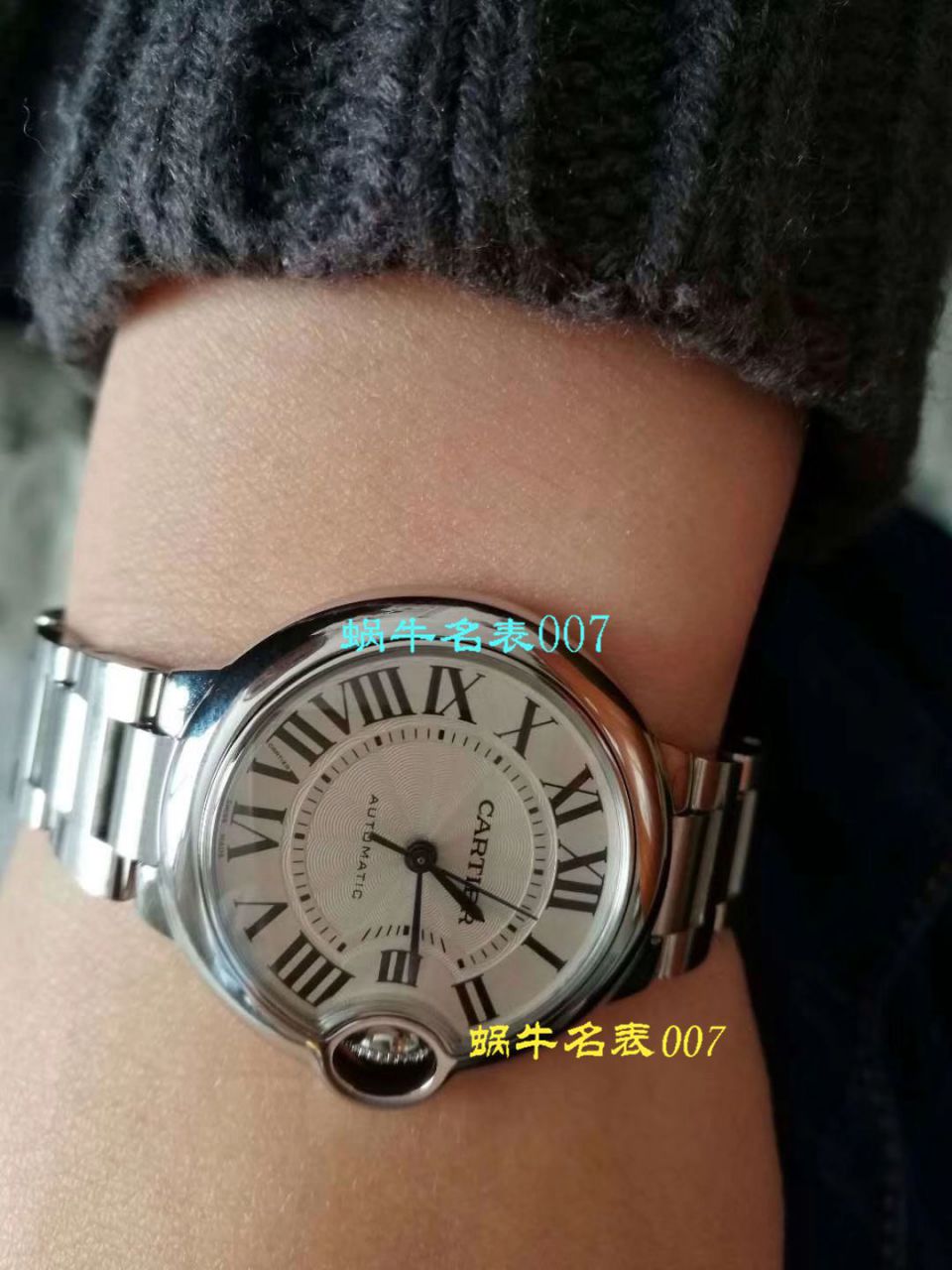   视频测评HBBV6厂高卡地亚 蓝气球系列W6920046/W6900556（36毫米）机械女表 / KDY029