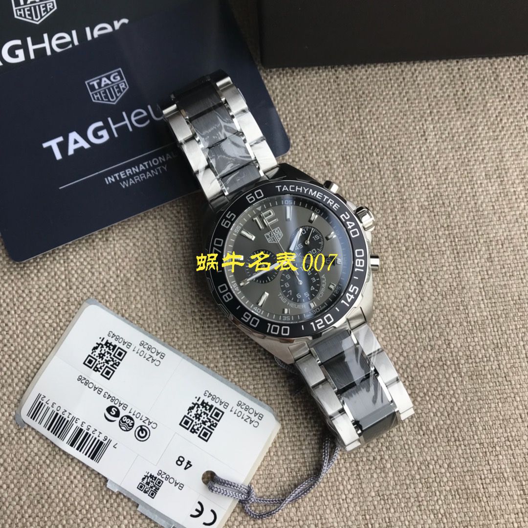  渠道原单Tagheuer石英计时表  泰格豪雅竞潜系列CAY111B.BA0927，CAY111A.BA0927腕表 / TG077