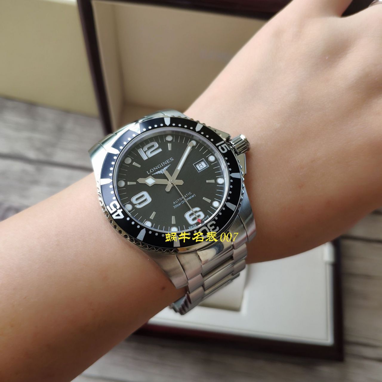   渠道原单Longines  浪琴康卡斯潜水系列L3.742.4.56.6腕表 / L116