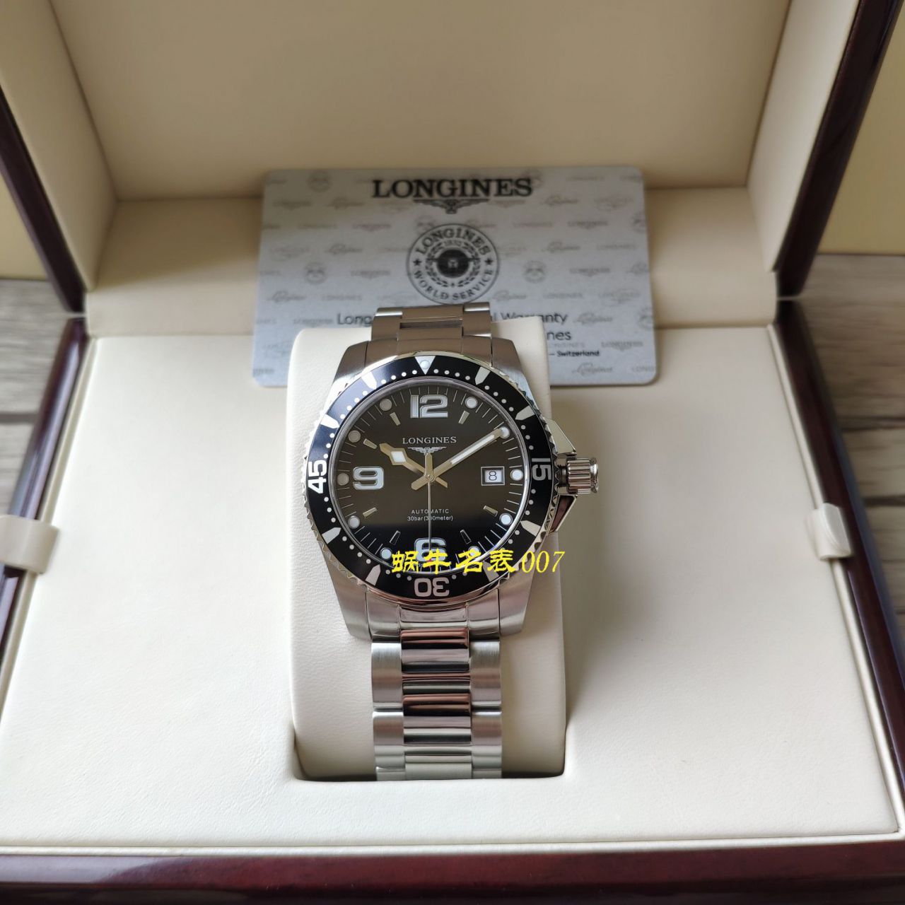   渠道原单Longines  浪琴康卡斯潜水系列L3.742.4.56.6腕表 / L116