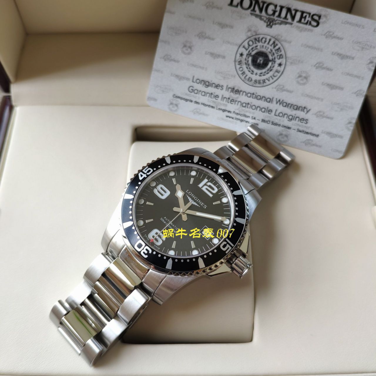   渠道原单Longines  浪琴康卡斯潜水系列L3.742.4.56.6腕表 / L116