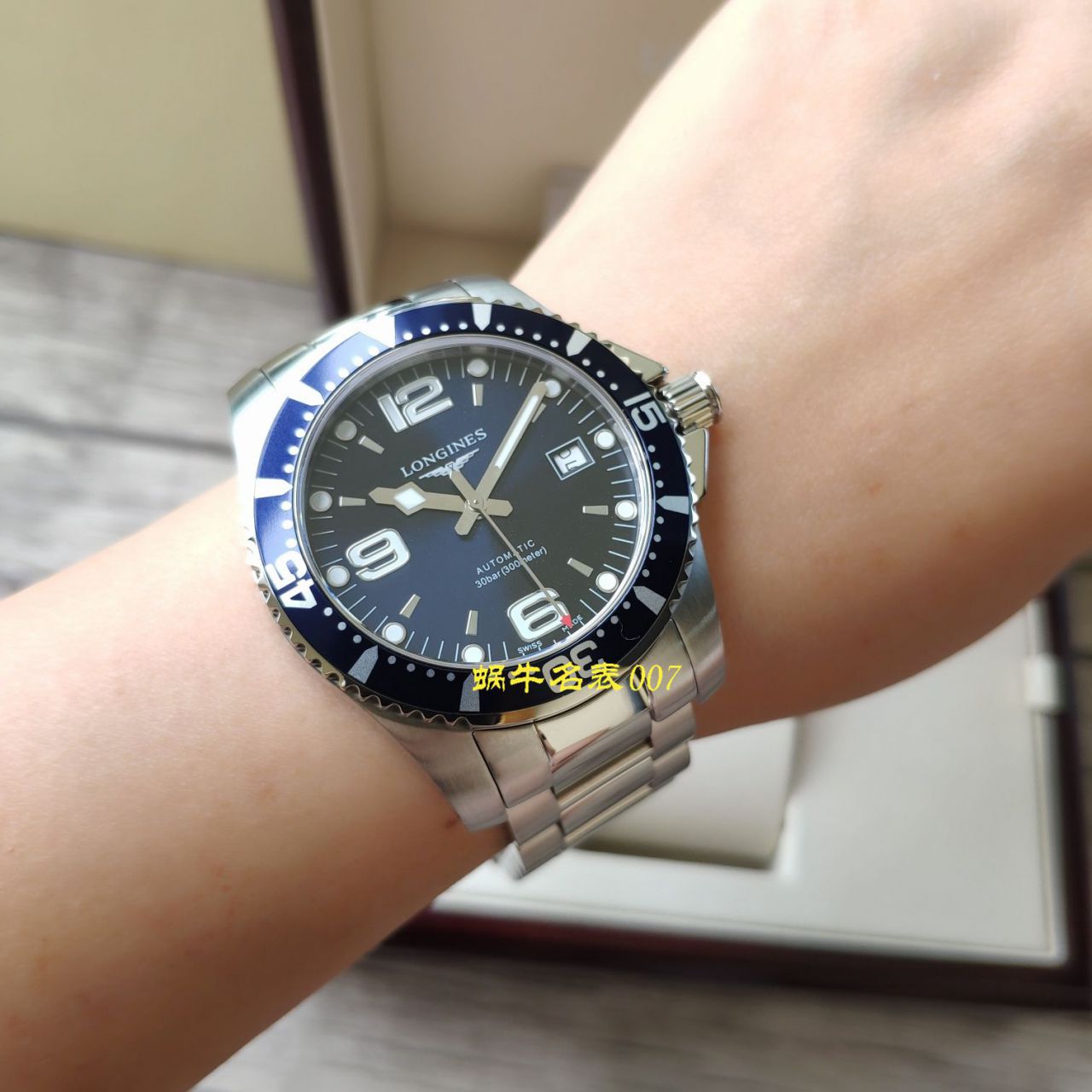   渠道原单Longines  浪琴康卡斯潜水系列L3.742.4.56.6腕表 / L116