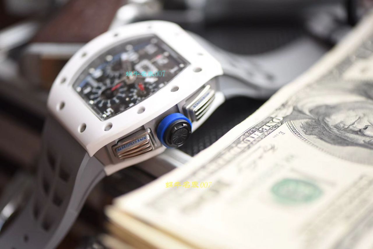 视频评测KV厂RICHARD MILLE  理查德米勒男士系列RM 011白面陶瓷限量款腕表 / KVRM01199