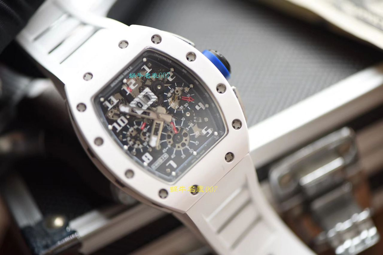 视频评测KV厂RICHARD MILLE  理查德米勒男士系列RM 011白面陶瓷限量款腕表 / KVRM01199