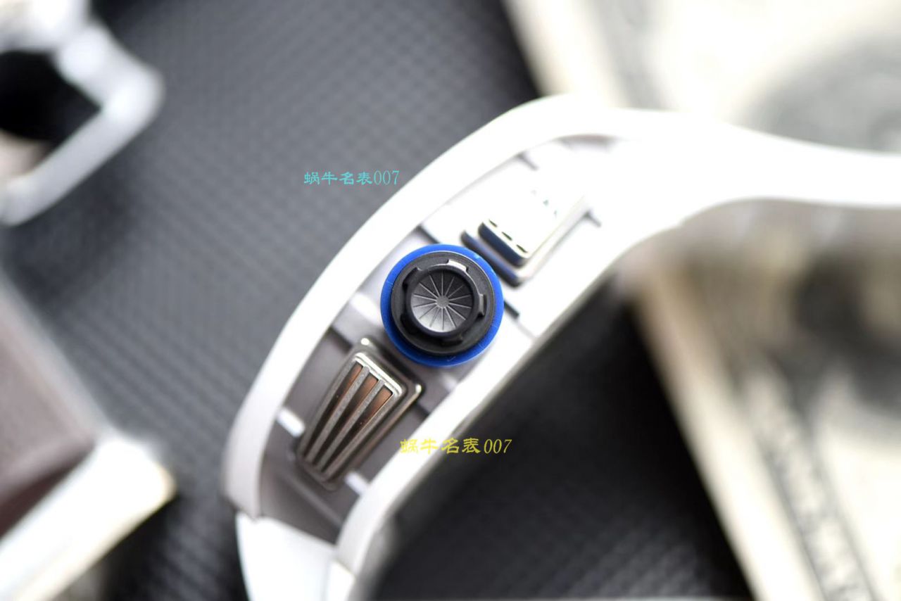 视频评测KV厂RICHARD MILLE  理查德米勒男士系列RM 011白面陶瓷限量款腕表 / KVRM01199