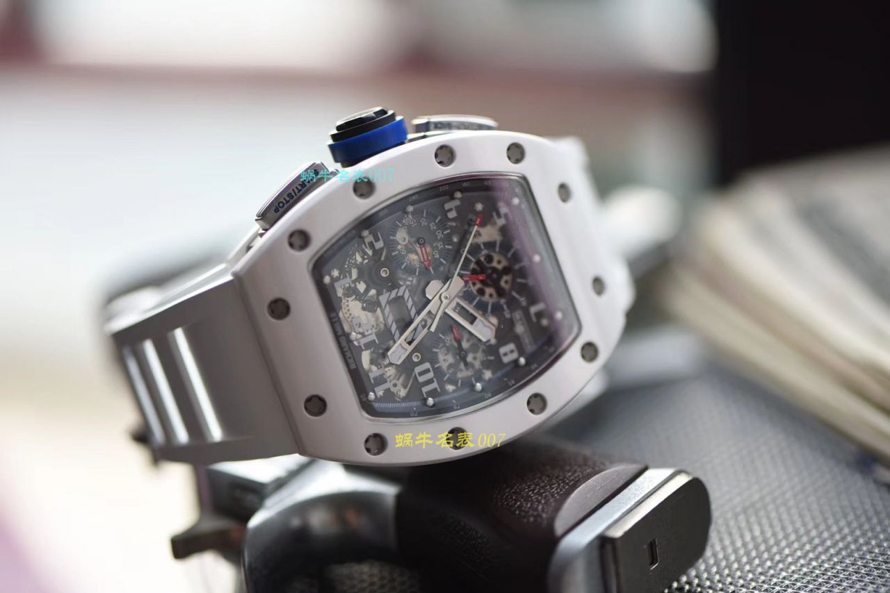 视频评测KV厂RICHARD MILLE  理查德米勒男士系列RM 011白面陶瓷限量款腕表 / KVRM01199