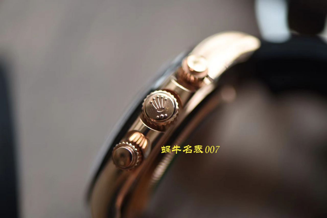 视频评测NOOB厂劳力士  N厂全新2019年最新款～迪通拿咖啡猫超级4130自动机械机芯 / R373