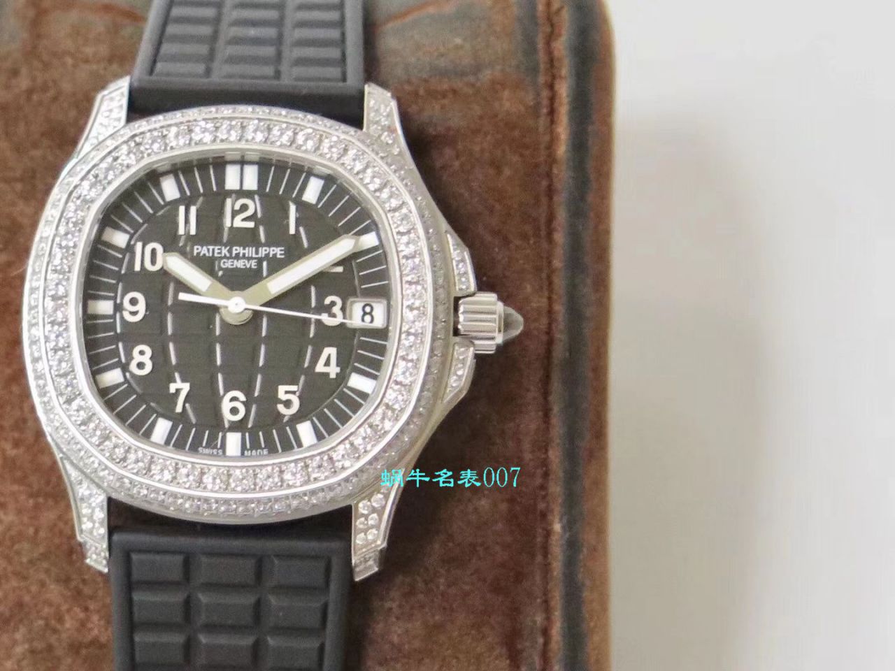   PPF厂PATEK PHILIPPE表  百达翡丽AQUANAUT5069G-001 白金女士腕表 / BD230