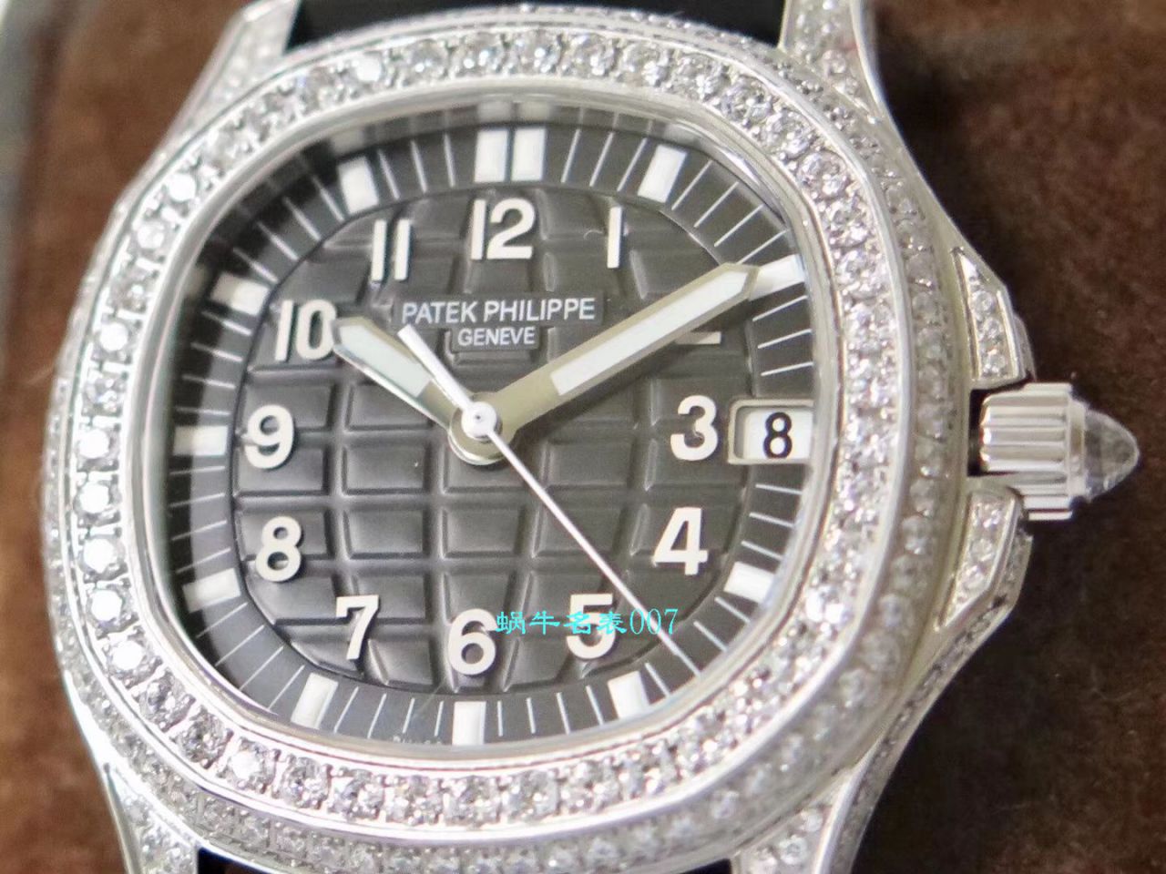   PPF厂PATEK PHILIPPE表  百达翡丽AQUANAUT5069G-001 白金女士腕表 / BD230
