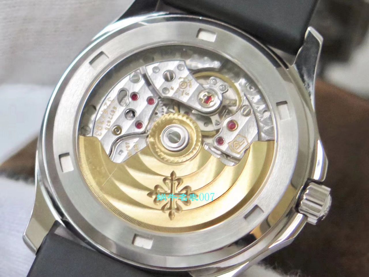   PPF厂PATEK PHILIPPE表  百达翡丽AQUANAUT5069G-001 白金女士腕表 / BD230