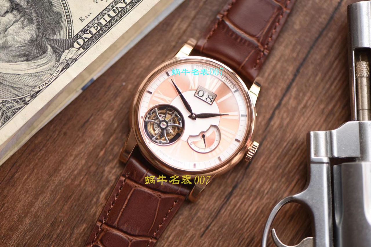   JB厂Roger Dubuis偏心陀飞轮表  罗杰杜彼HOMMAGE（致敬系列）系列RDDBHO0568腕表 / LJ036