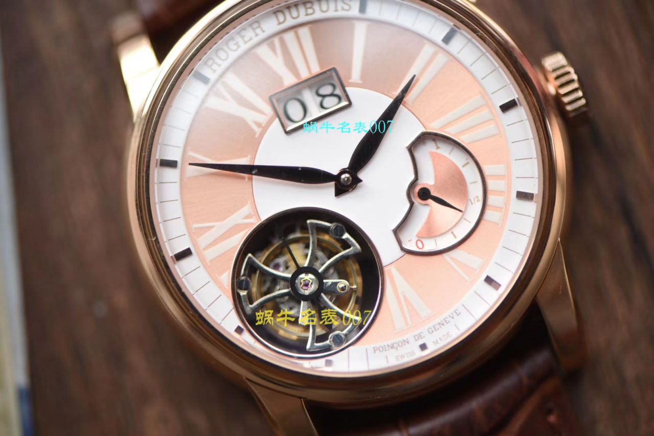   JB厂Roger Dubuis偏心陀飞轮表  罗杰杜彼HOMMAGE（致敬系列）系列RDDBHO0568腕表 / LJ036