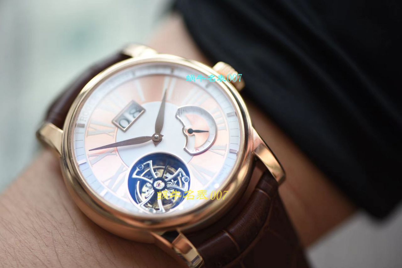   JB厂Roger Dubuis偏心陀飞轮表  罗杰杜彼HOMMAGE（致敬系列）系列RDDBHO0568腕表 / LJ036