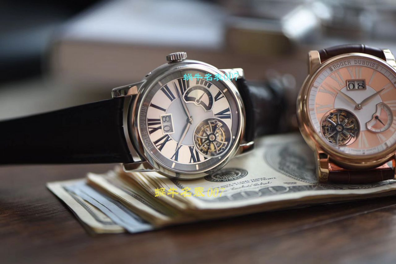   JB厂Roger Dubuis偏心陀飞轮表  罗杰杜彼HOMMAGE（致敬系列）系列RDDBHO0568腕表 / LJ036
