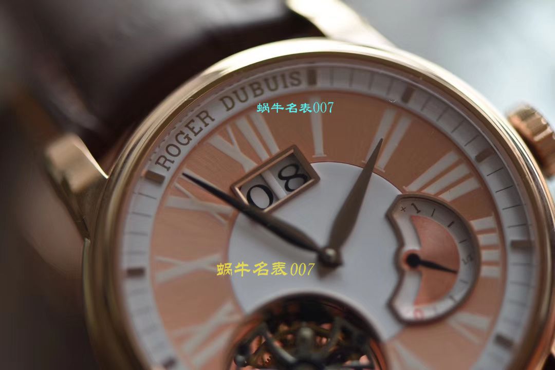   JB厂Roger Dubuis偏心陀飞轮表  罗杰杜彼HOMMAGE（致敬系列）系列RDDBHO0568腕表 / LJ036