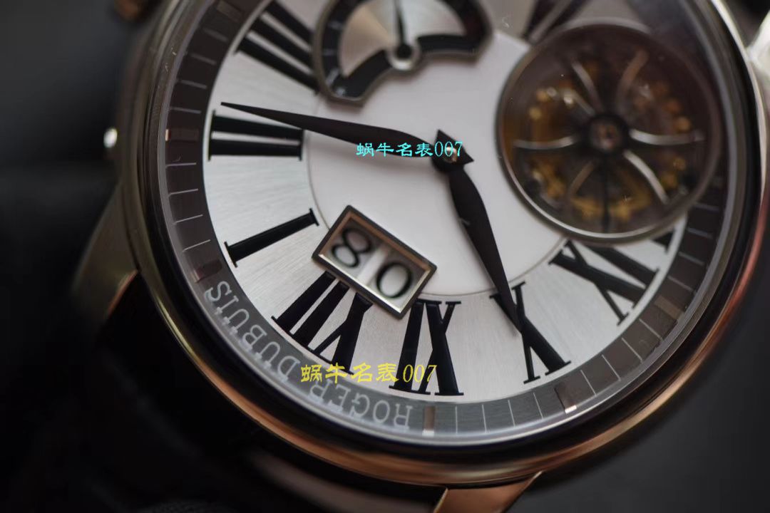   JB厂Roger Dubuis偏心陀飞轮表  罗杰杜彼HOMMAGE（致敬系列）系列RDDBHO0568腕表 / LJ036