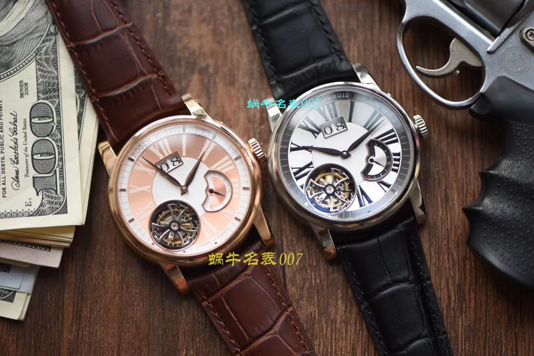   JB厂Roger Dubuis偏心陀飞轮表  罗杰杜彼HOMMAGE（致敬系列）系列RDDBHO0568腕表 / LJ036