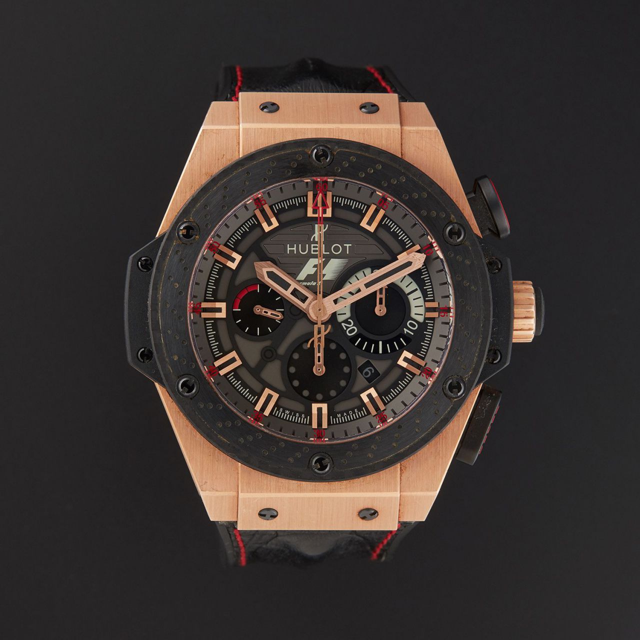   HBBV6厂宇舶法拉利F1 玫瑰金703.OM.6912.HR.FMC12 Hublot  F1 King Power Great Britain Limited Edition / YB072