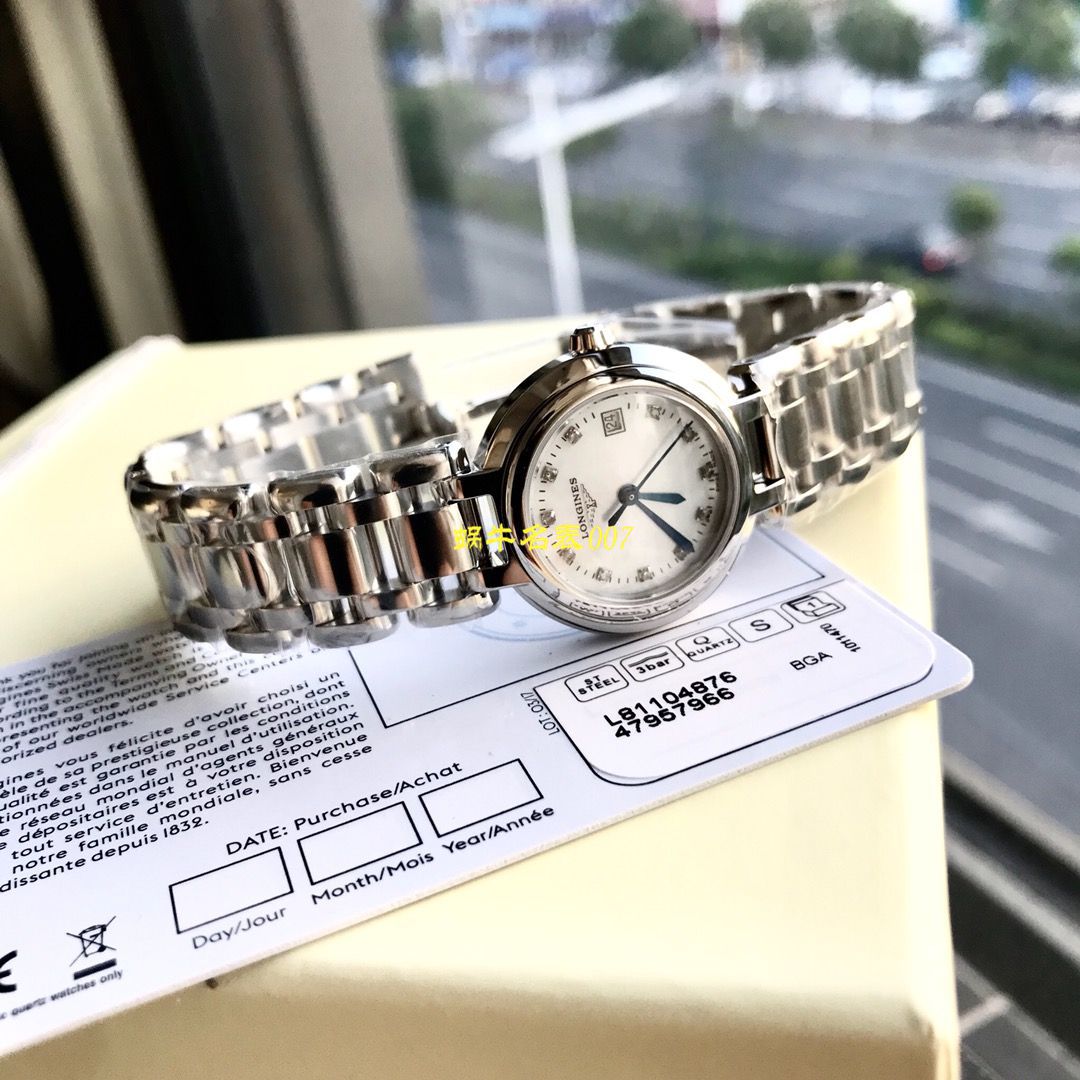   渠道原单真钻Longines女表  浪琴优雅PRIMALUNA心月系列L8.110.4.87.6腕表 / L123