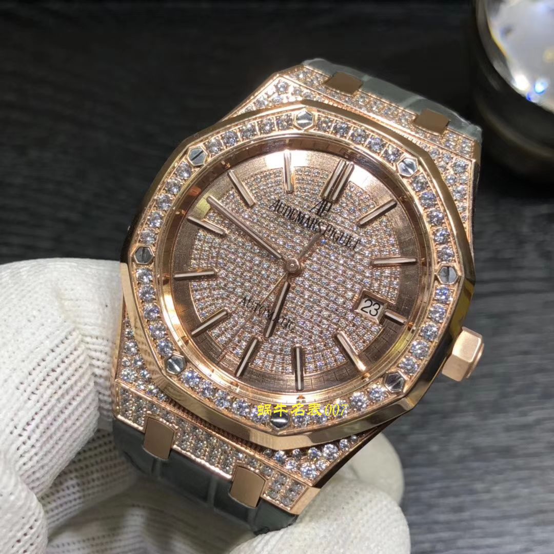 视频评测JF厂Audemars Piguet  爱彼皇家橡树系列15402OR.ZZ.D003CR.01腕表 / AP179