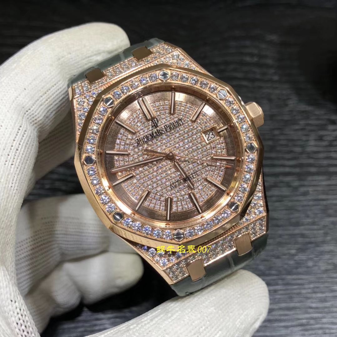 视频评测JF厂Audemars Piguet  爱彼皇家橡树系列15402OR.ZZ.D003CR.01腕表 / AP179