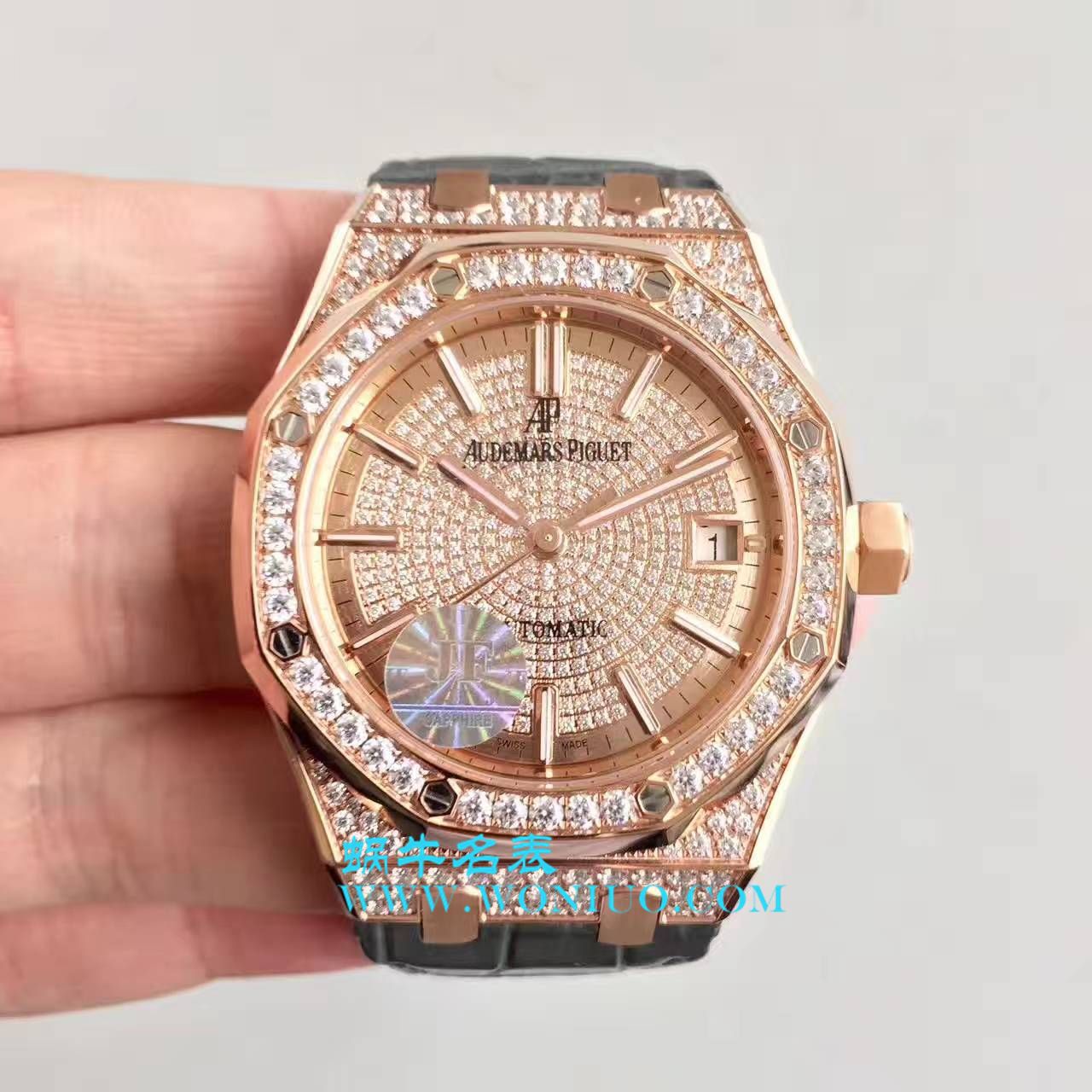 视频评测JF厂Audemars Piguet  爱彼皇家橡树系列15402OR.ZZ.D003CR.01腕表 / AP179