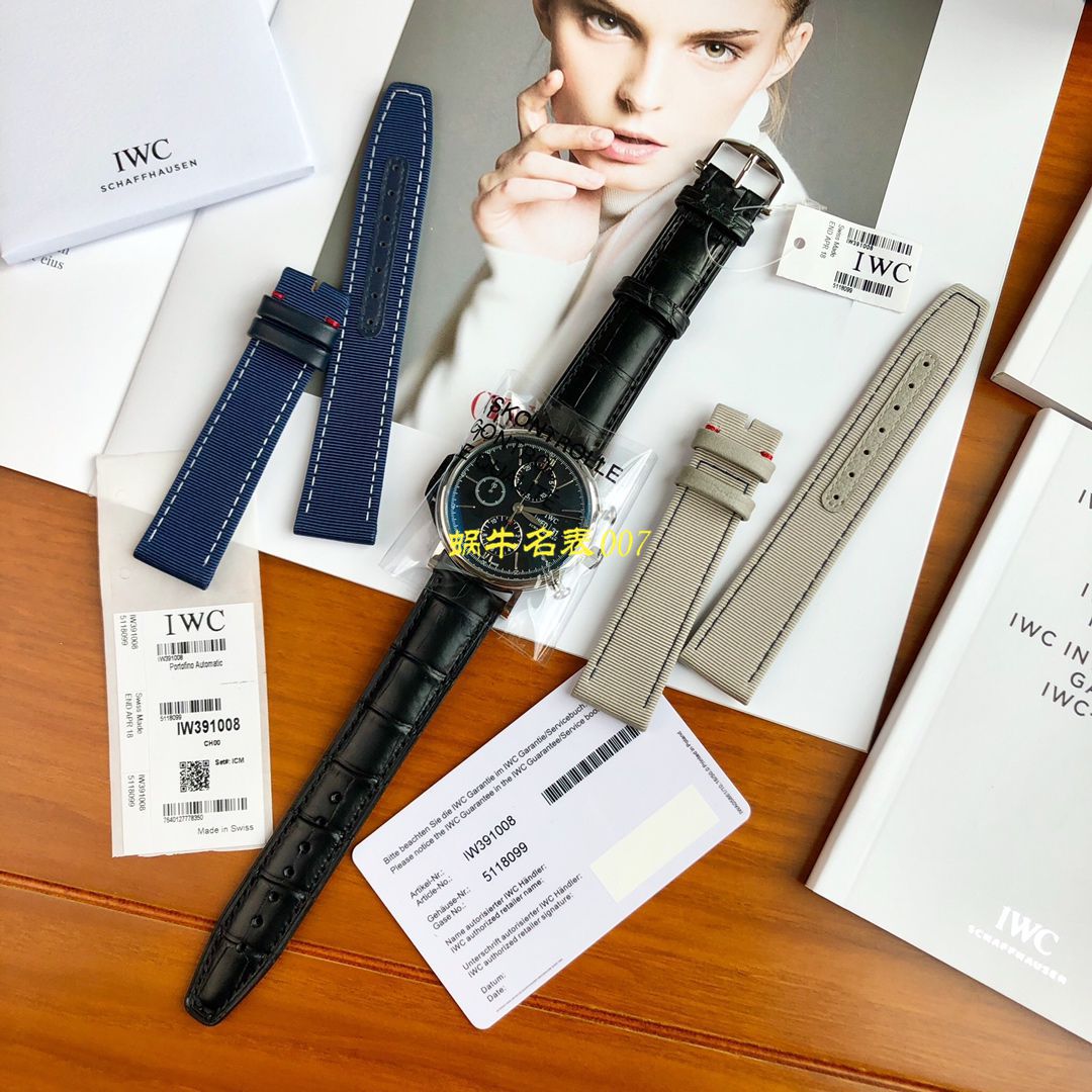 视频评测渠道原单  IWC万国表柏涛菲诺系列IW391008腕表 / WG502