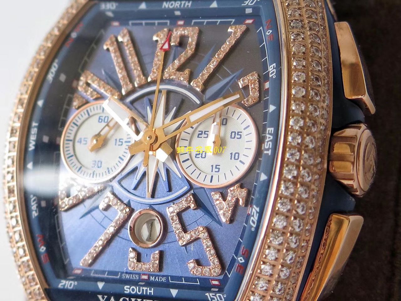   台湾厂Franck Muller  法兰克穆勒MEN'S COLLECTION系列V 45 CC DT YACHT腕表 / FL063