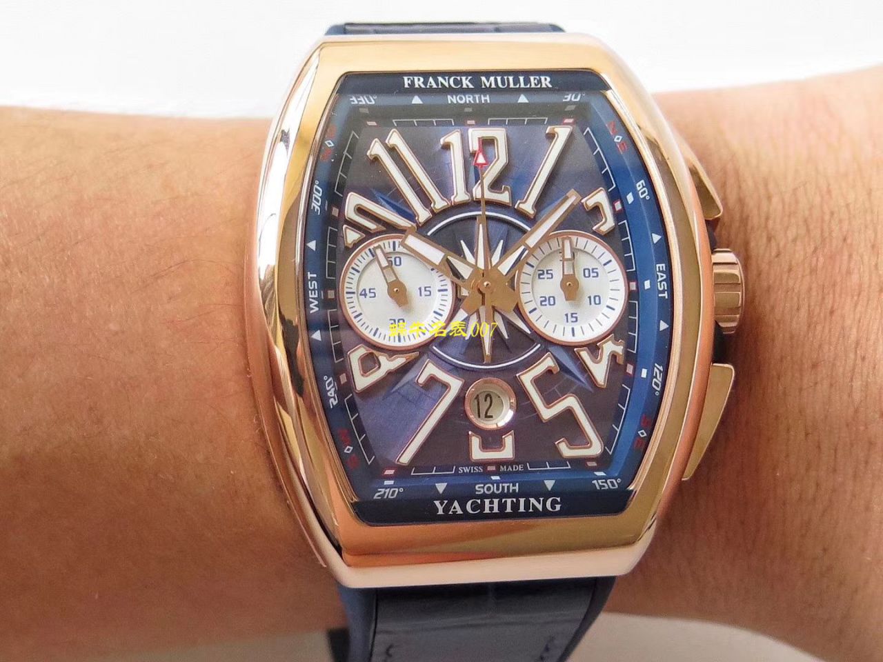   台湾厂Franck Muller  法兰克穆勒MEN'S COLLECTION系列V 45 CC DT YACHT腕表 / FL063