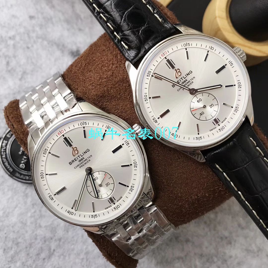   Breitling渠道原单  百年灵璞雅系列A37340351G1A1，A37340351G1X2腕表 / BL119