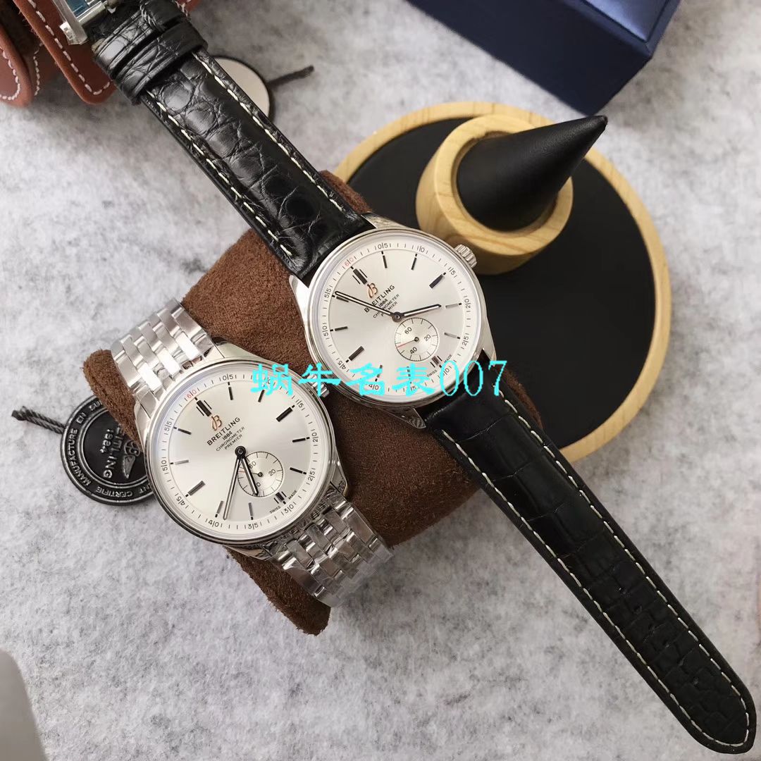   Breitling渠道原单  百年灵璞雅系列A37340351G1A1，A37340351G1X2腕表 / BL119
