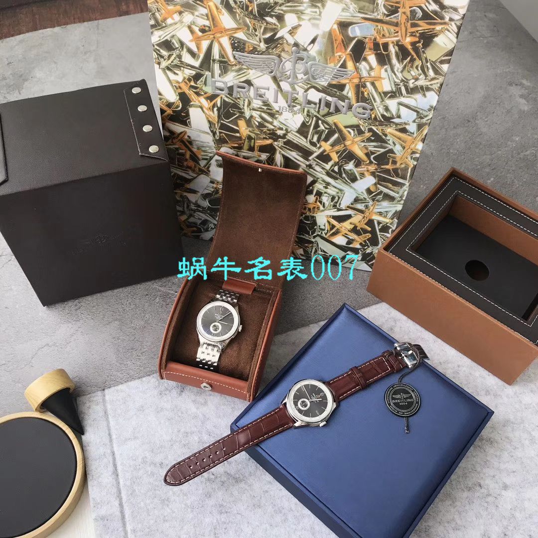   Breitling渠道原单  百年灵璞雅系列A37340351G1A1，A37340351G1X2腕表 / BL119