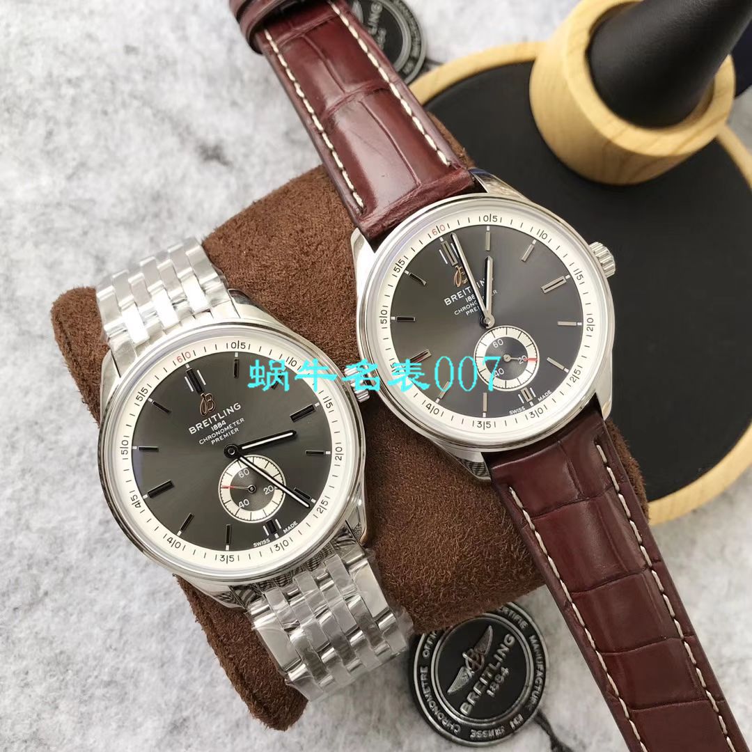   Breitling渠道原单  百年灵璞雅系列A37340351B1A1，A37340351B1X2腕表 / BL118