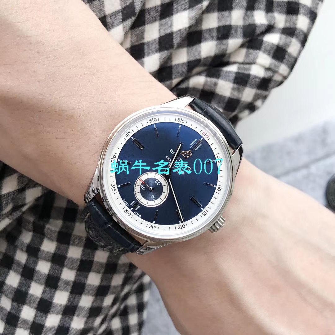   Breitling渠道原单  百年灵璞雅系列A37340351C1A1，A37340351C1P2腕表 / BL117