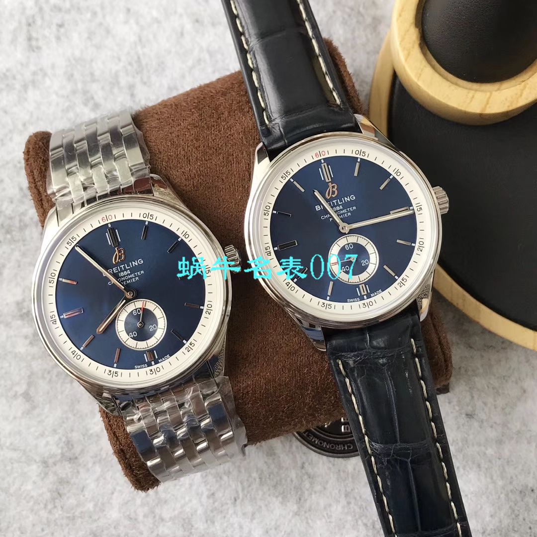   Breitling渠道原单  百年灵璞雅系列A37340351C1A1，A37340351C1P2腕表 / BL117