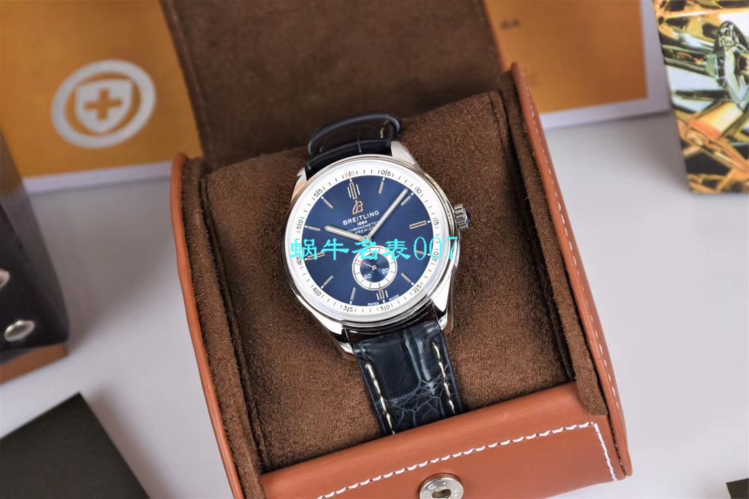   Breitling渠道原单  百年灵璞雅系列A37340351C1A1，A37340351C1P2腕表 / BL117