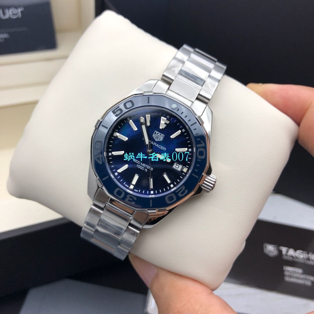   Tag Heuer渠道女装原单  泰格豪雅竞潜系列WAY131S.BA0748，WAY131K.BA0748腕表 / TG080